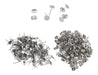 200pcs 6mm Acero Inoxidable Pendientes Stud Puestos Cojines 0