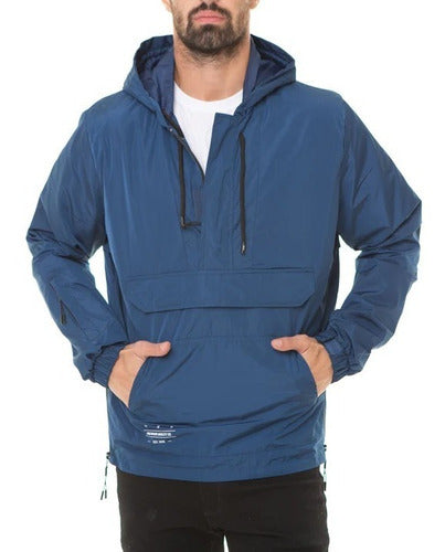 Van Como Piña Campera Rompevientos Anorak Oliver Navy Vcp 0105 1