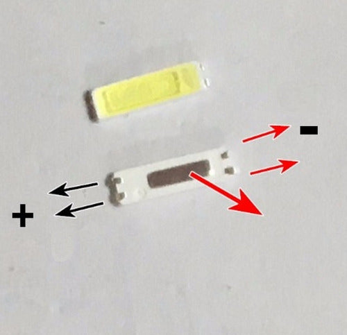 Kit of 50 LED V 7020 3V 0.5W TV Backlight 2