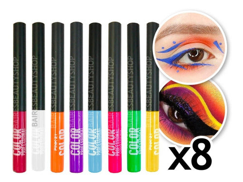 Pink 21 Professional Liquid Eyeliner in Intense Colors 0