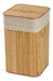 Cesto Bamboo Cuadrado Natural 40x30x60 Cm 0