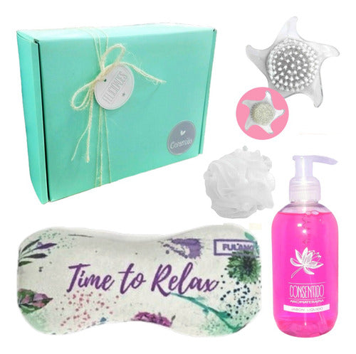 **Luxurious Rose Aroma Spa Gift Box Set for Relaxation and Enjoyment** - Gitf Aroma Caja Regalo Empresarial Box Rosas Kit Set Spa N31