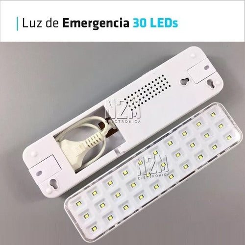 Emergency Light 30 LED Rechargeable Lights Pack of 8 2