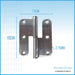 Bronzen Pomela Hinge Stainless Steel 90x75x2.75mm 2