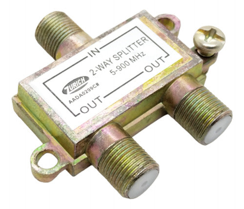 Zurich Coaxial Splitter 2 Way - Pack of 25 Units 0