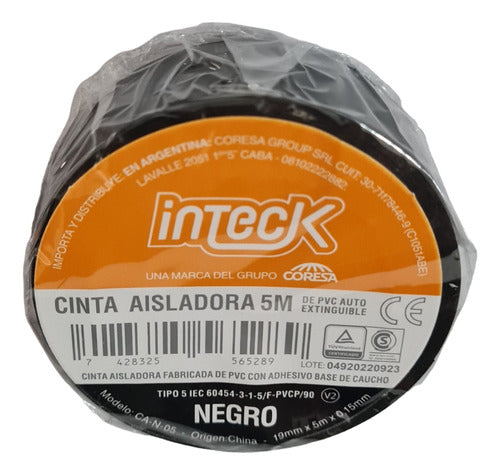 Inteck Insulating Tape 5mts White Electricity X 2 2