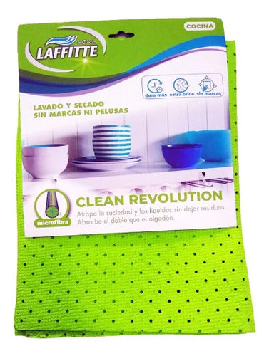 Laffitte Microperforated Antibacterial Cloth Pack of 3 - 30x40cm 0