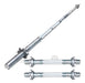 FDN Chromed Barbell 110cm + 2 Chromed Dumbbells 0