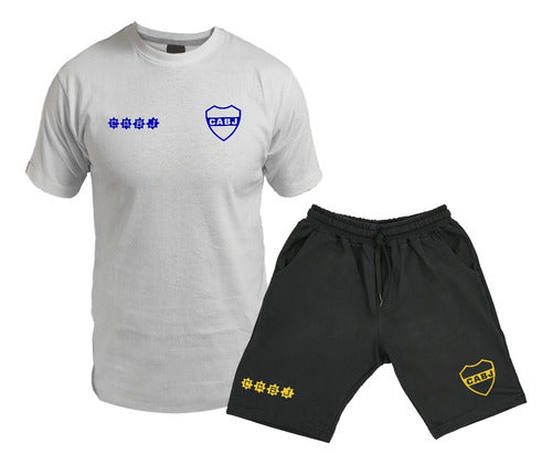 Boca Juniors 01 T-Shirt and Shorts Set 3