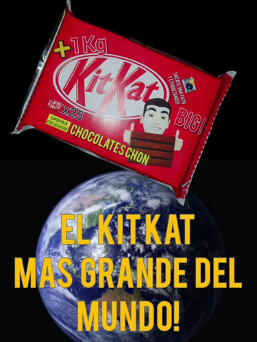 Pack Box Kit Kat Big Con 25 Unidades + De 1 Kg Chocochon 2