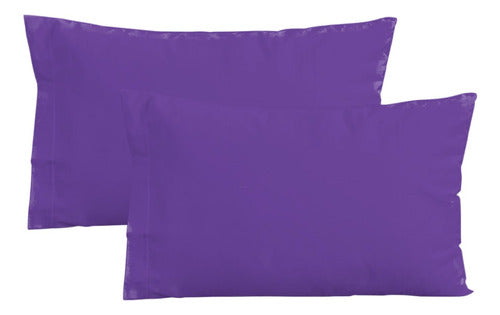 SMBM Set X2 Fundas De Almohadas Mixta Algodon 144 Hilos 50x70cm 1