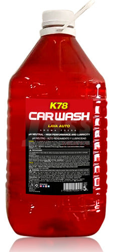 K78 Shampoo Lava Auto Maximo Brillo 5 Lts pH Neutro 0