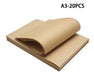 Disposable A3 60g Kraft Paper Placemats - Pack of 1000 Sheets - VolleBox 1