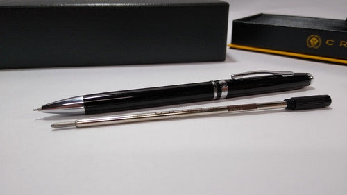 Cross Advantage Black Lacquer Ballpoint Pen and/or Mechanical Pencil 5