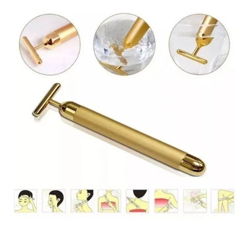 Golden Pulse 24k Facial Massager with Anti-Aging Vibration 4