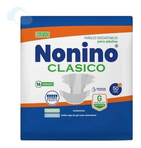 Nonino Classic Stretchy Diapers Large X16 Units 2