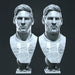 3D Printed Lionel Messi Bust Figure with Beard - Detta3D 7