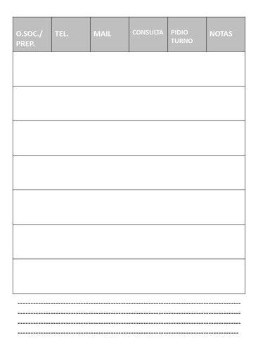 MN DISEÑOS Pack of Appointment Pages, PDF, for Printing A4/A5 - Gray 2