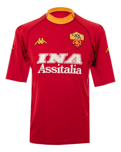AS Roma Home Shirt Kappa #18 Batistuta 2000/01 - Adult 0