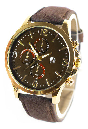 Reloj Pulsera De Cuero Para Hombre, Modelo Oslom, Oferta! 2