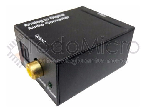 Digital Audio Converter Toslink Analog to Coaxial RCA USB 1