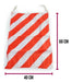 CD Red and White Striped Warning Flag 40x60cm with Securing Straps 2