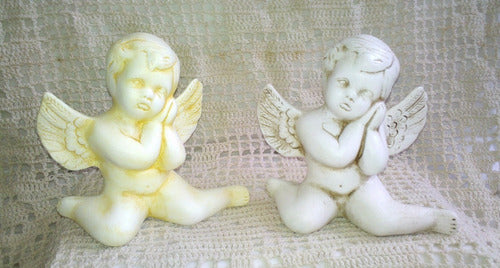 Ceramic Praying Angel 14 cm Tall 4