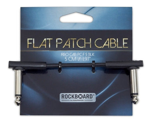 Cable Plug Interpedal Warwick Rockboard Pcf5 5 Cm Chato 0