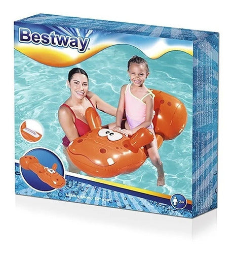 Flotador Salvavidas Inflable Hipopótamo Bestway 1.32x48 Cm 5