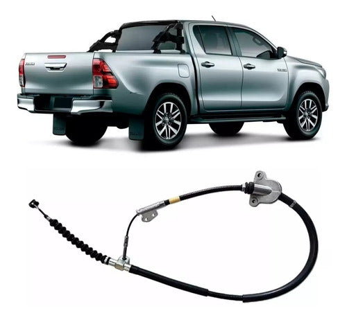 Toyota Cable De Freno C/soportes Hilux 2016 Derecho 0