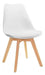 Eames White Padded Dining Chair in Box 0