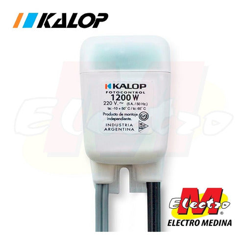 Kalop Universal Photocell 1200W 220V LED Apt Electro Medina 0