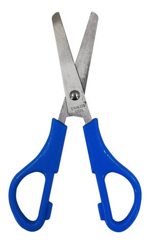 Generic Rounded Tip School Scissors x 2 Units in PVC Bag 0