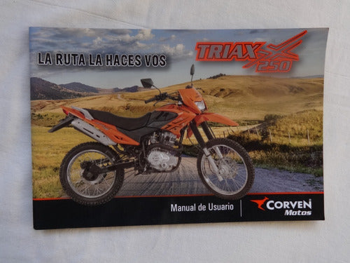 Manual Instruccion Triax 250 Moto Motocicleta Catalogo Corve 0