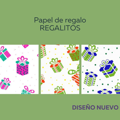 Gift Wrapping Paper Roll 35 cm x 200 Units. Premium Satin Paper 133
