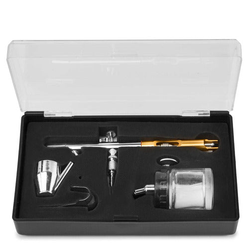 PointZero Dual-Action Cut-Away Airbrush Set - 0.35mm - 22cc and 5cc Color Cup 3