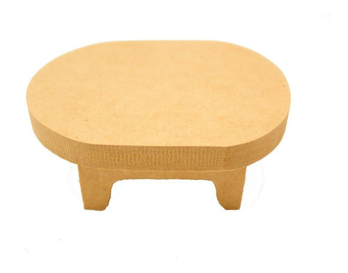 Puntitos Carpintería Juego Living Casa Muñecas Mini MDF Niños/as Jugar 3