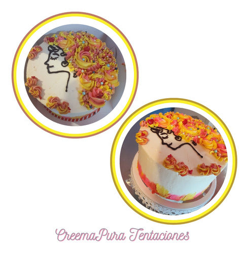 CreemaPura.Tentaciones Torta 20 Personas Personalizada Temática 0