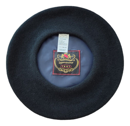 Lagomarsino Boina - 100% Wool Beret 34cm 0