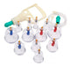 Body Massage 12 Fixed Chinese Cupping Suction Cups Set 0