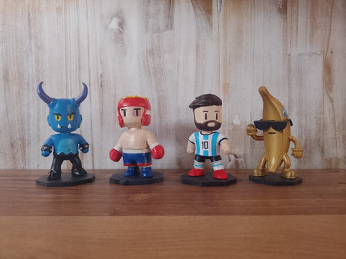 Stumble Guys Cake Toppers 15cm Xunid 3D Printed Figures 1