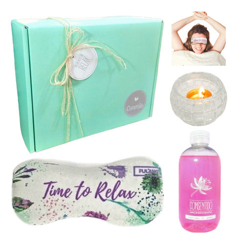 Zen Spa Rose Aroma Relaxation Gift Box Set N°40 - Set Gitf Box Caja Regalo Aroma Rosas Kit Zen Spa N40 Relax