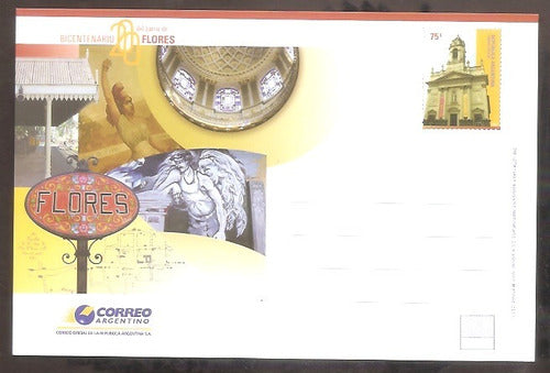 Argentina 2006 Entero Postal 200aniv. San Jose De Flores 0