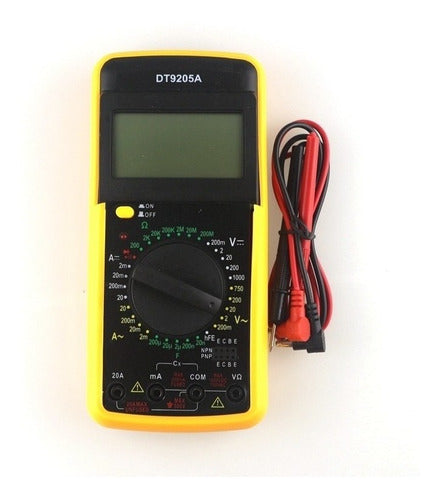 Tester Digital Multimetro Capac 20amper Alt-cont Watt $em 0