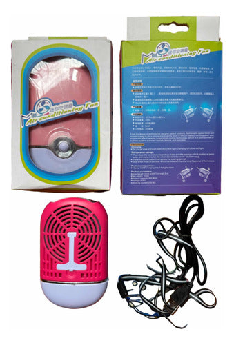 Bazar Ventilador Secador Pestañas Portátil. Recargable Con Usb 0