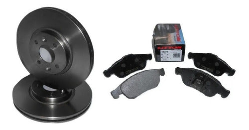 Litton BRK Tensa Kangoo 2 Brake Disc and Pad Kit 0