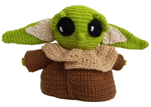 Artesanal Baby Yoda Star Wars Amigurumi Tejido En Crochet 0