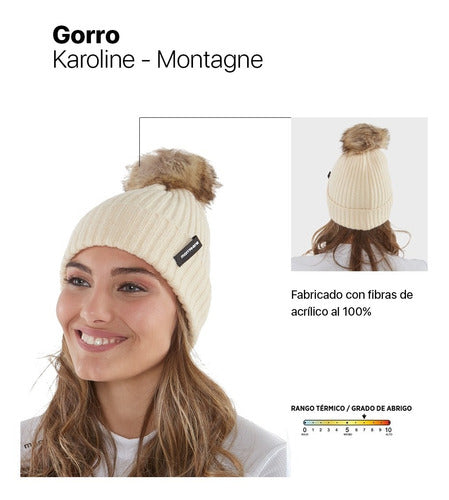 Montagne Women's Wool Beanie Hat - Karoline 1