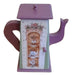 Staff Arte y Deco Tea Box in Teapot Shape with 3 Divisions 0