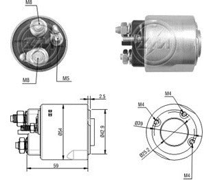 Valeo Solenoid for Peugeot 206/Renault Clio/Kangoo 2006 0